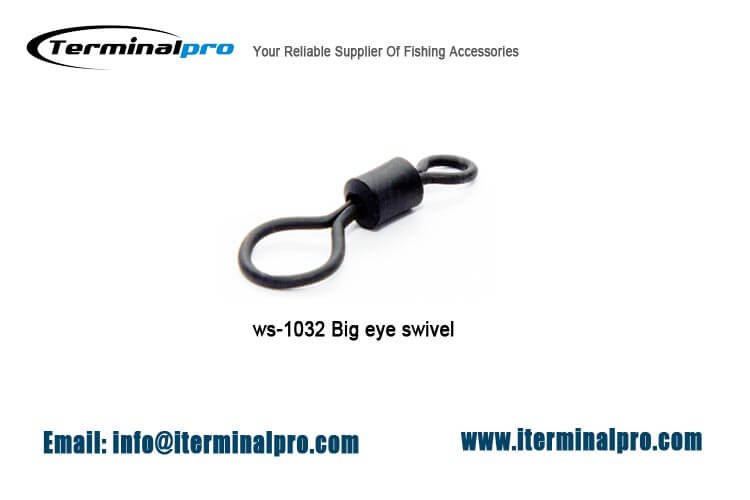 big eye rolling swivel,matt black, uk size 8 and size 11 available