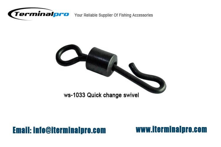 Matt black quick change swivel