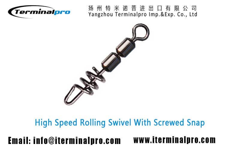 High-Speed-Rolling-Swivel-With-Screwed-Snap-Fishing-Swivels-Fishing-Snap-Fishing-Accessories-Terminal-Tackle