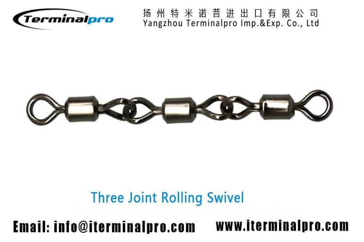 Three-joint-rolling-swivels-Terminal-Tackle-Fishing-Accessories-Connector