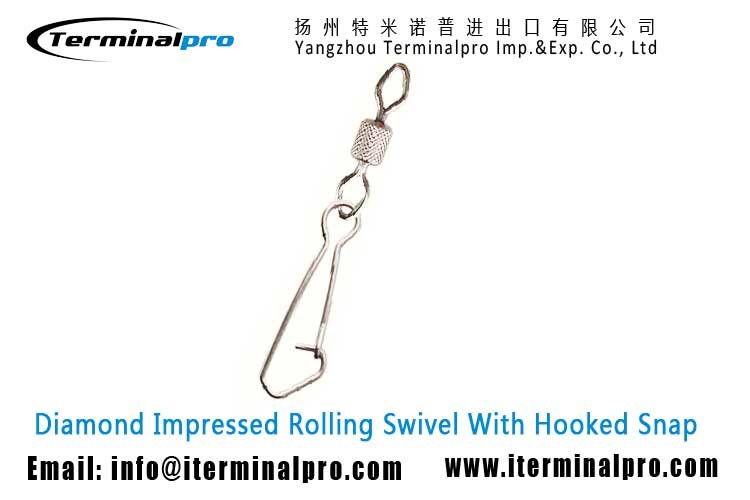 supplying-diamond-impressed-rolling-swivel-with-hooked-snap-fishing-swivel-snap-connection-accessory-terminal-tackle