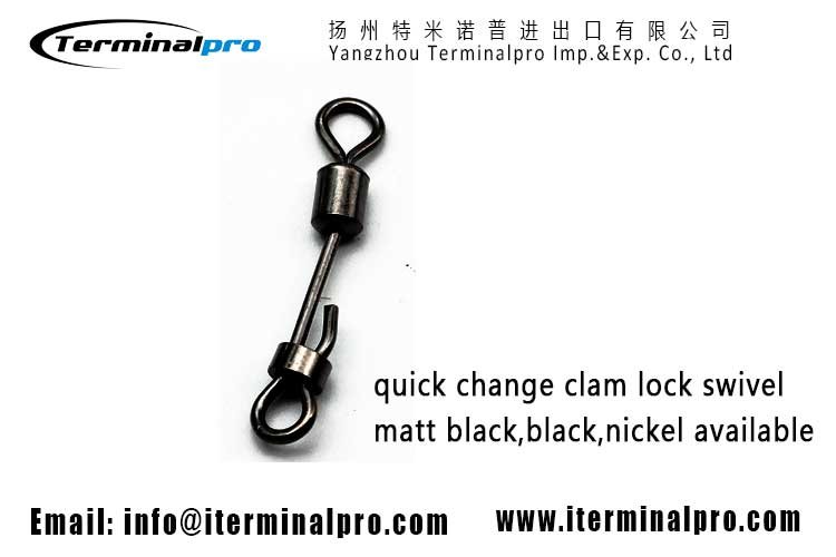 Quick-Change-Clam-Lock-Swivel-Carp-fishing-terminal-tackle-TERMINALPRO