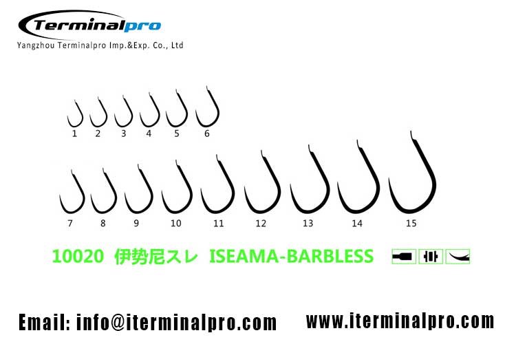 ISEAMA-BARBLESS FRESHWATER FISHING HOOK