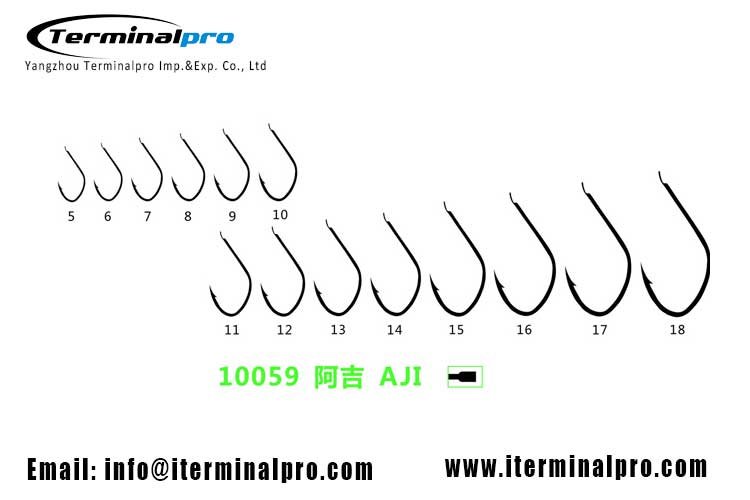 10059-AJI-HIGH-CARBON-STEEL-FRESHWATER-FISHING-HOOK
