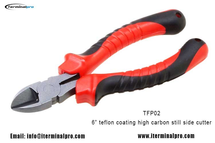 6-inch-teflon-coating-drop-forged-High-Carbon-Side-Cutter-Fishing-pliers-fishing-tools