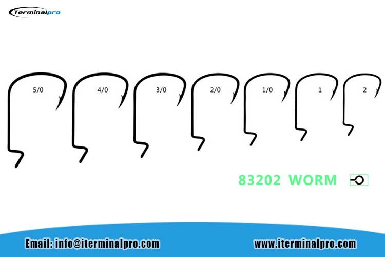83202-WORM-FISHING-HOOK-for-Texas-rig-bass-fishing