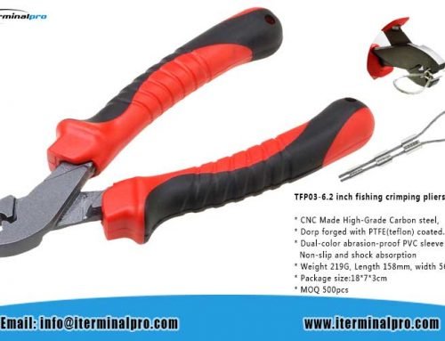 TFP03 CNC made high grade carbon steel 6.2 inch fishing crimping pliers