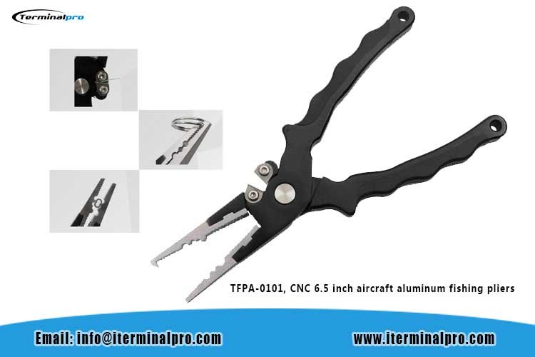TFPA-0101--CNC-6.5-inch-aircraft-aluminum-fishing-pliers